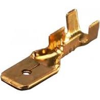 Разъем плоский неизолированный КВТ РП-П 2.5–(6.3) (папа) картинка 